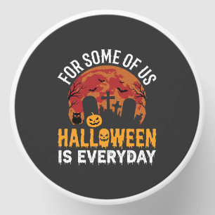 Halloween Is Everyday Spooky Graveyard Moon Mini Candle Favors