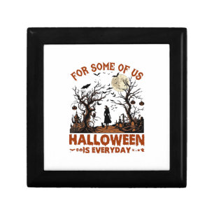 Halloween Is Everyday Witch Silhouette Full Moon G Gift Box