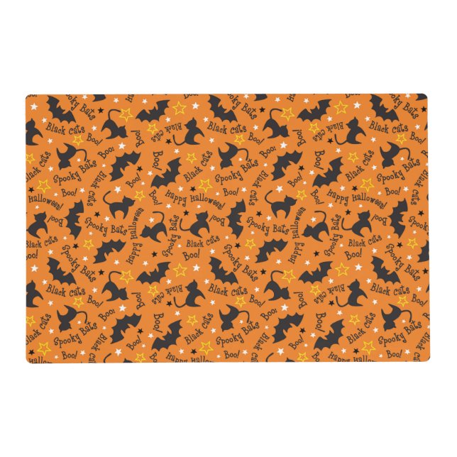 Halloween is Here Laminated Table Placemat (Front)