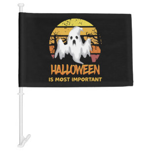Halloween is most important Halloween gift Car Flag
