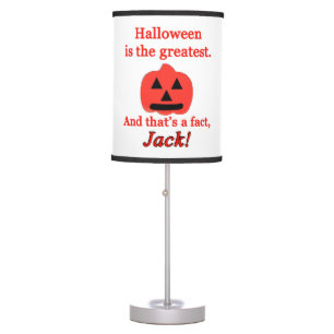halloween is the greatest table lamp