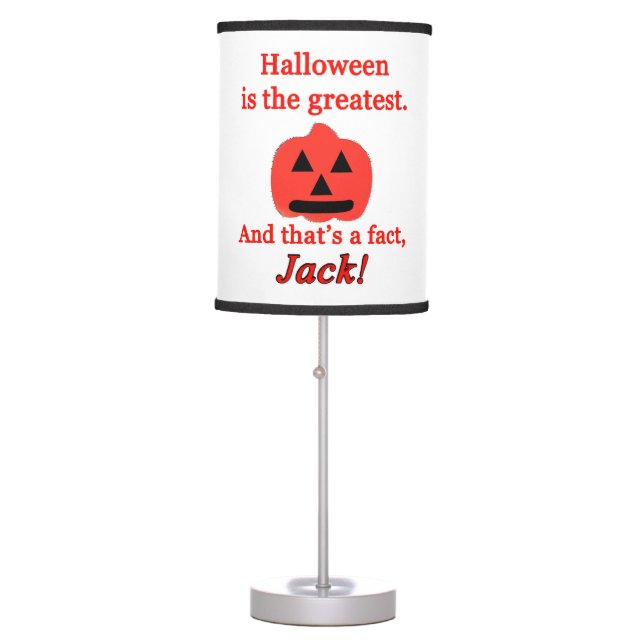 halloween is the greatest table lamp (Front)