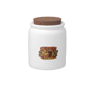 Halloween It Is Spooky Season Birthday Candy Jar