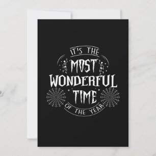 Halloween It Is The Most Wonderful Time Birthday Invitation
