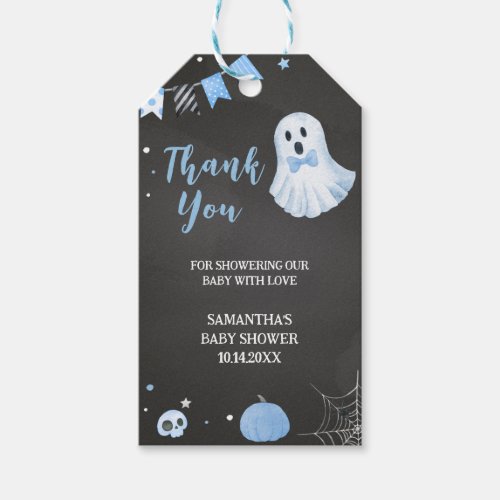 Halloween Its a Boo_y Baby Shower Favor Tags