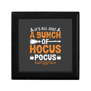Halloween Its All Just Hocus Pocus Witch Gift Box