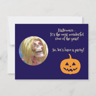 HALLOWEEN, IT'S THE MOST WONDERFUL TIME OF THE YEA POSTCARD