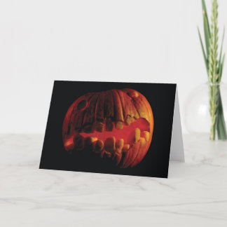 Halloween Jack-O-Lantern  Blank Inside Card