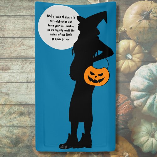 Halloween Jack_O_Lantern Boy Baby Shower Banner