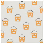 Halloween Jack-O-Lantern Candy Bucket Pattern Fabric
