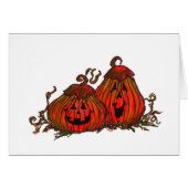 Halloween Jack-O-Lantern Card (Front Horizontal)