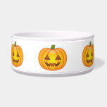 Halloween Jack O’Lantern Cartoon Pumpkins Bowl<br><div class="desc">Cute orange cartoon Halloween pumpkin illustrations with happy face expressions.</div>