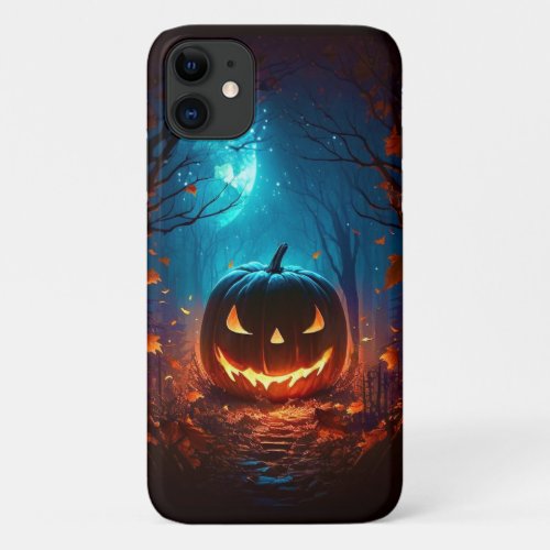 Halloween jack o lantern iPhone 11 case