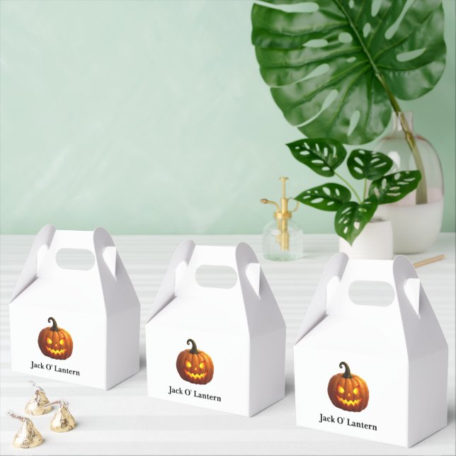 Halloween Jack O' Lantern Favor Box (Multiple)
