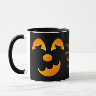 Halloween Jack-o'-lantern Funny Face Mug