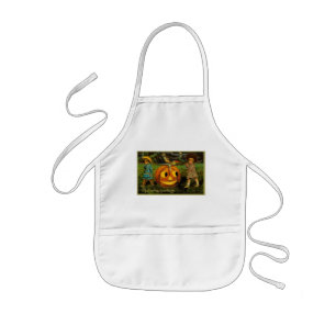 Halloween Jack-o-Lantern Harvest Night by Kids   Kids' Apron