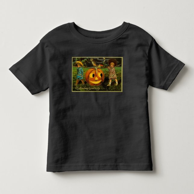 Halloween Jack-o-Lantern Harvest Night by Kids   Toddler T-shirt (Front)