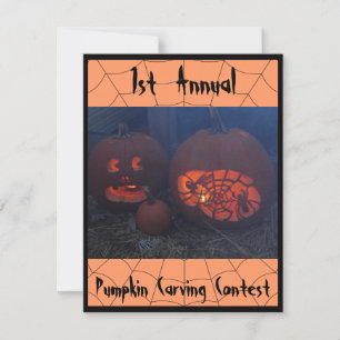 Halloween Jack-O-Lantern - Invitation