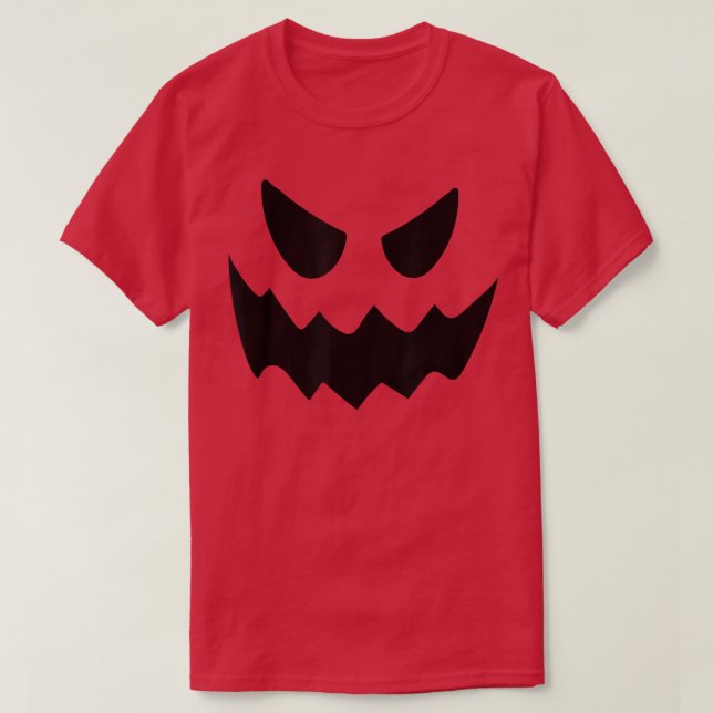 Halloween Jack O Lantern Jackolantern Spooky Scary T-Shirt (Design Front)