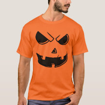 Halloween Jack O Lantern Pumpkin Face T-shirt