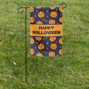 Halloween Jack-O-Lantern Pumpkin Garden Flag