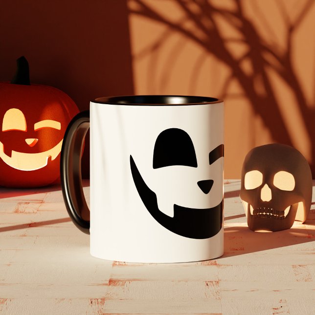 Halloween Jack O Lantern Pumpkin Happy Face Mug (Halloween Jack O Lantern Pumpkin Happy Face Mug)