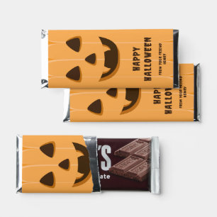 Halloween Jack-O-Lantern Pumpkin Hershey Bar Favors