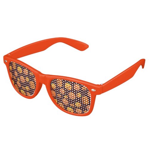 Halloween Jack_O_Lantern Pumpkin Pattern Retro Sunglasses