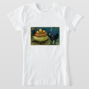 Halloween Jack-o-Lantern Pumpkin Trio T-Shirt