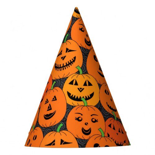 Halloween Jack_o_lantern Pumpkins Party Hat