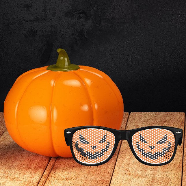 Halloween Jack O Lantern Spooky Orange Party Kids Sunglasses (Creator Uploaded)