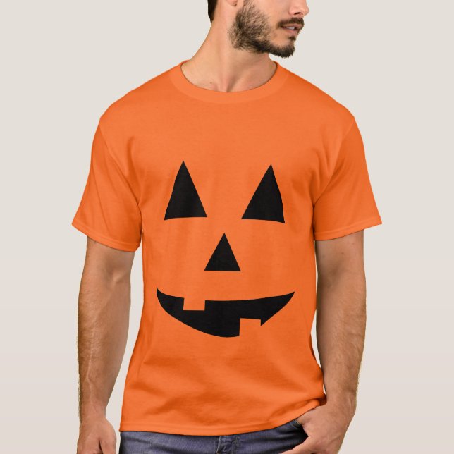 Halloween Jack-O-Lantern Trick or Treat T-Shirt (Front)
