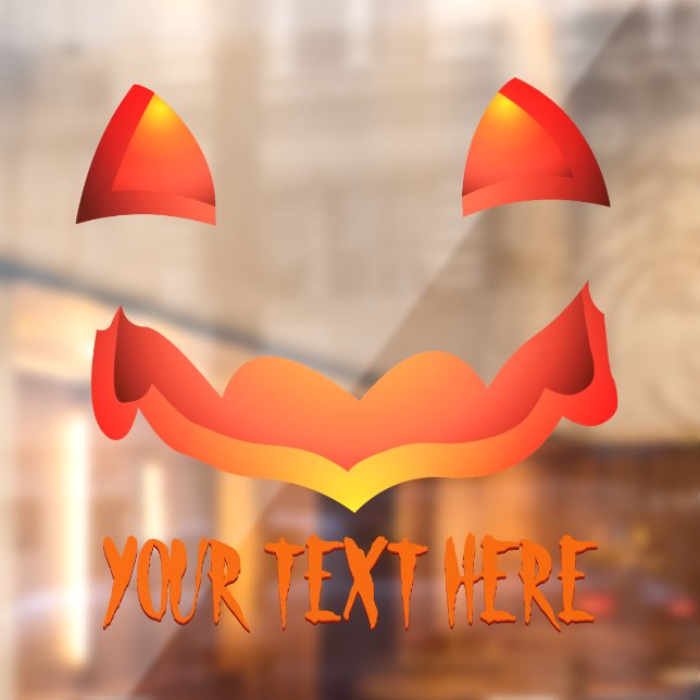 Halloween Jack-o-lantern Window Decals (Sheet 2)