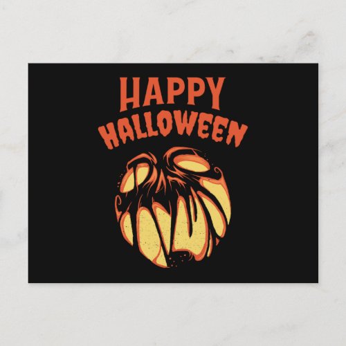 Halloween Jack oLantern pumpkin Postcard