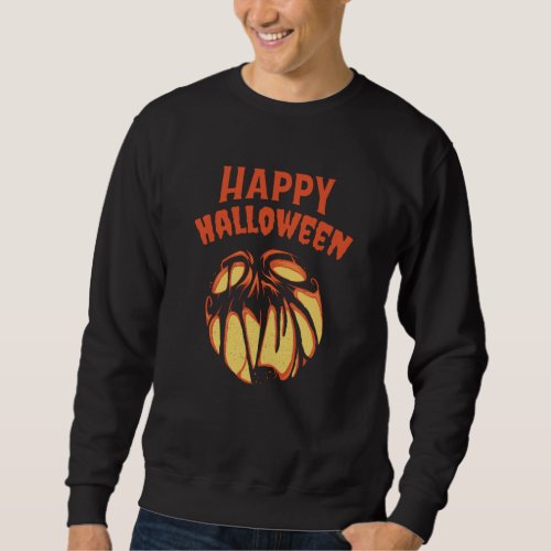 Halloween Jack oLantern pumpkin Sweatshirt