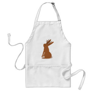 Halloween Jackalope Trick or Treat Adult Apron