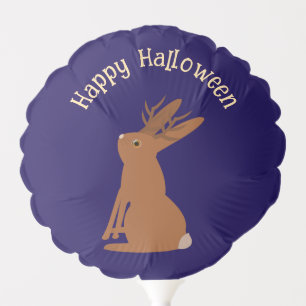 Halloween Jackalope Trick or Treat Custom Balloon
