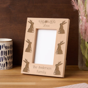 Halloween Jackalope Trick or Treat Custom Engraved Frames
