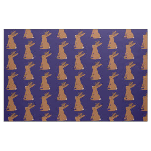 Halloween Jackalope Trick or Treat Fabric