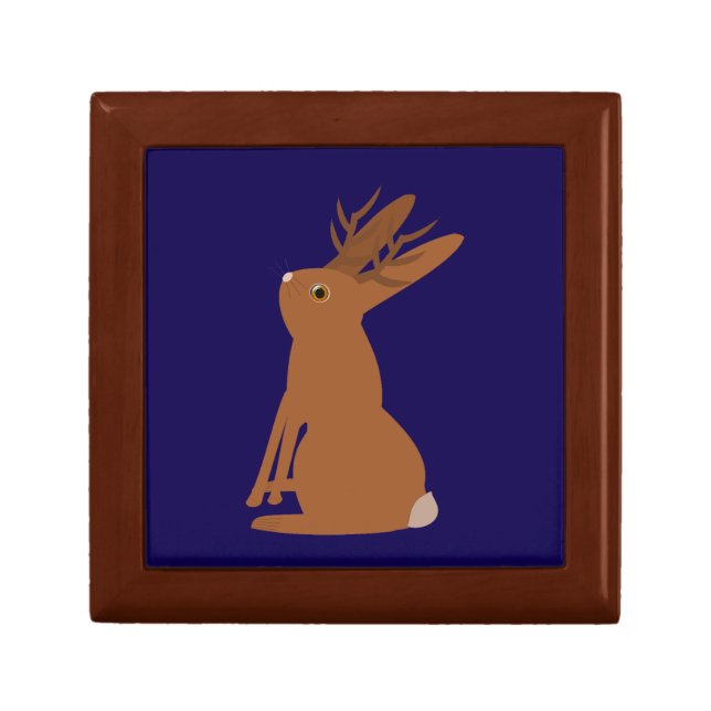 Halloween Jackalope Trick or Treat Gift Box (Front)