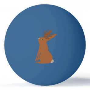 Halloween Jackalope Trick or Treat Ping Pong Ball