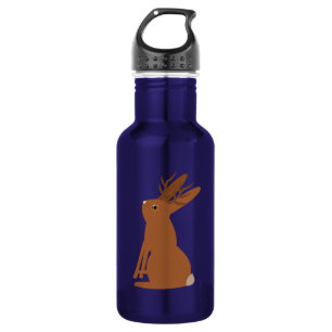 Halloween Jackalope Trick or Treat Stainless Steel Water Bottle