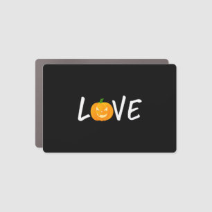 Halloween Jackolantern Love Halloween Car Magnet