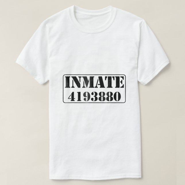 Halloween Jail Inmate Prison Costume Shirt for Kid (Design Front)
