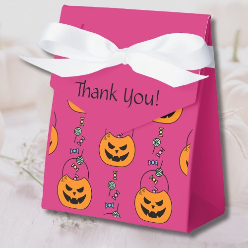 Halloween Jill_O_Lantern Girl Baby Shower  Favor Boxes