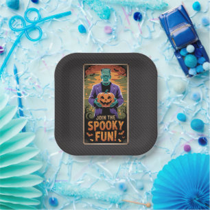 Halloween - Join the spooky Fun Paper Plates