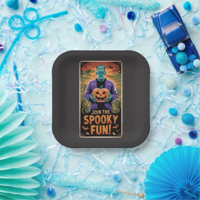 Halloween - Join the spooky Fun Paper Plates (Party)
