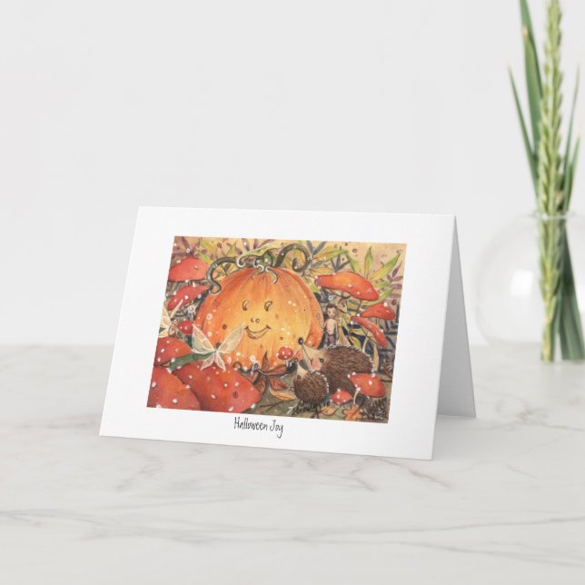 "Halloween Joy" Card (Front)