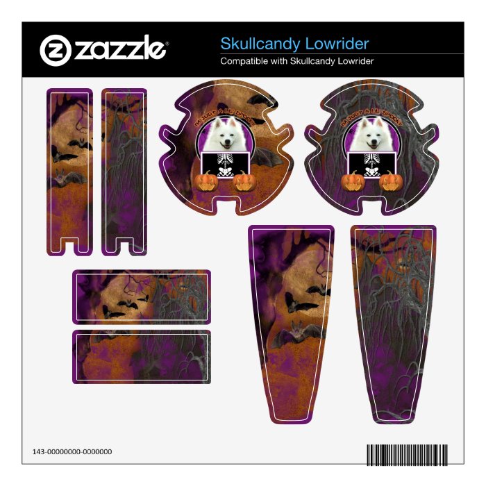 Halloween   Just a Lil Spooky   American Eskimo Skin For Skullcandy