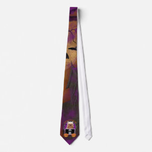 Halloween - Just a Lil Spooky - Brussels Griffon Neck Tie